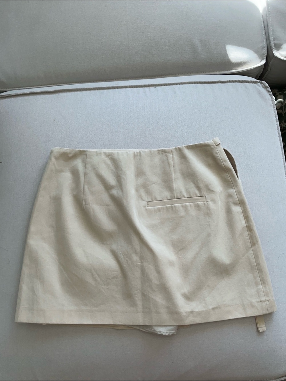 Zara Cream Utility Pocket Mini Skirt - Picture 5 of 8